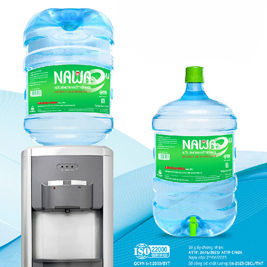 Nước tinh khiết thiên nhiên NAWA 19L